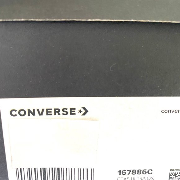 Converse CTAS ULTRA Low Canvas Mesh Obsidian Casual Sneakers Men’s Size 167886C - Picture 10 of 10